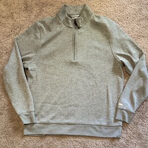 Nike Men's Gray Zip-Up Sweater